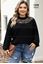 Picture of CURVY GIRL RIBBED KNIT LACE NECk SWEATER